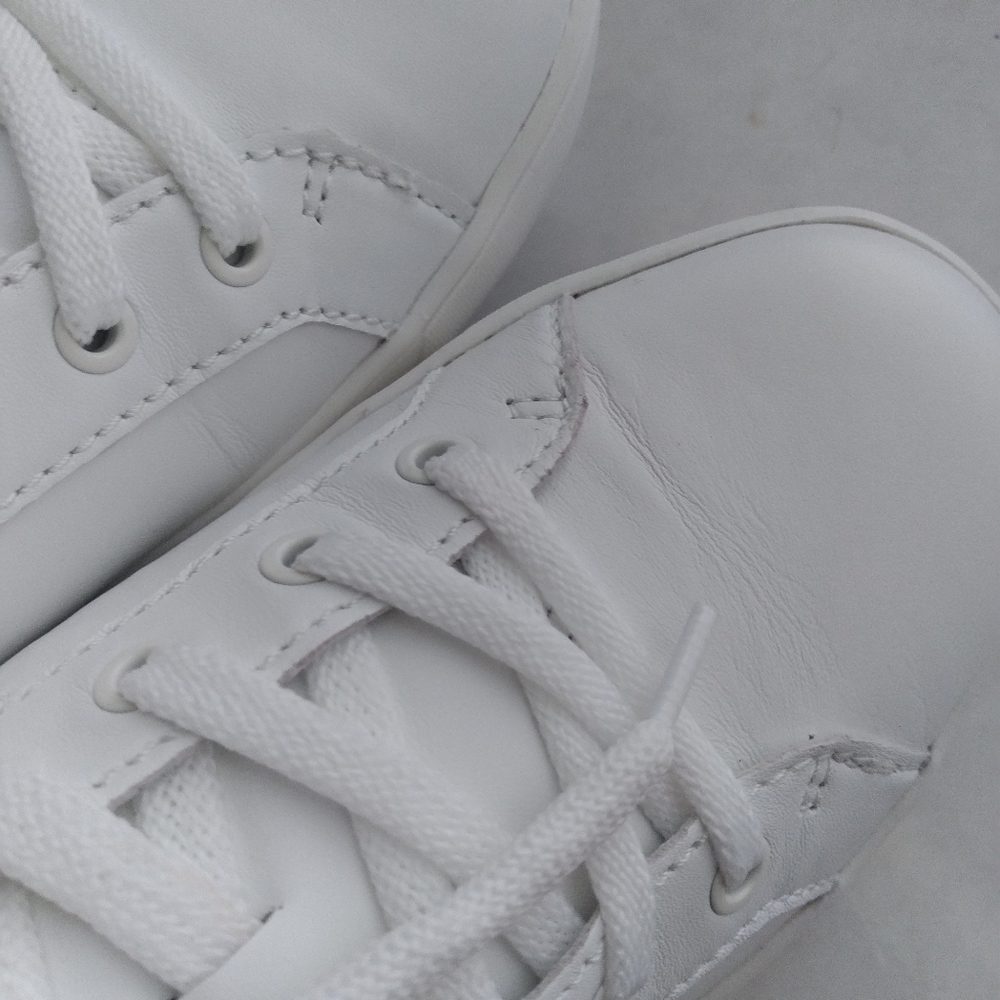 Naturalizer Morrison leather fashion white sneakers, 10 Wide, good condition - Picture 12 of 16